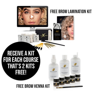 Brow Lamination & Brow Henna Online Training Workshop Bundle