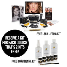 Load image into Gallery viewer, Lash Lifting &amp; Brow Henna Online Training Bundle
